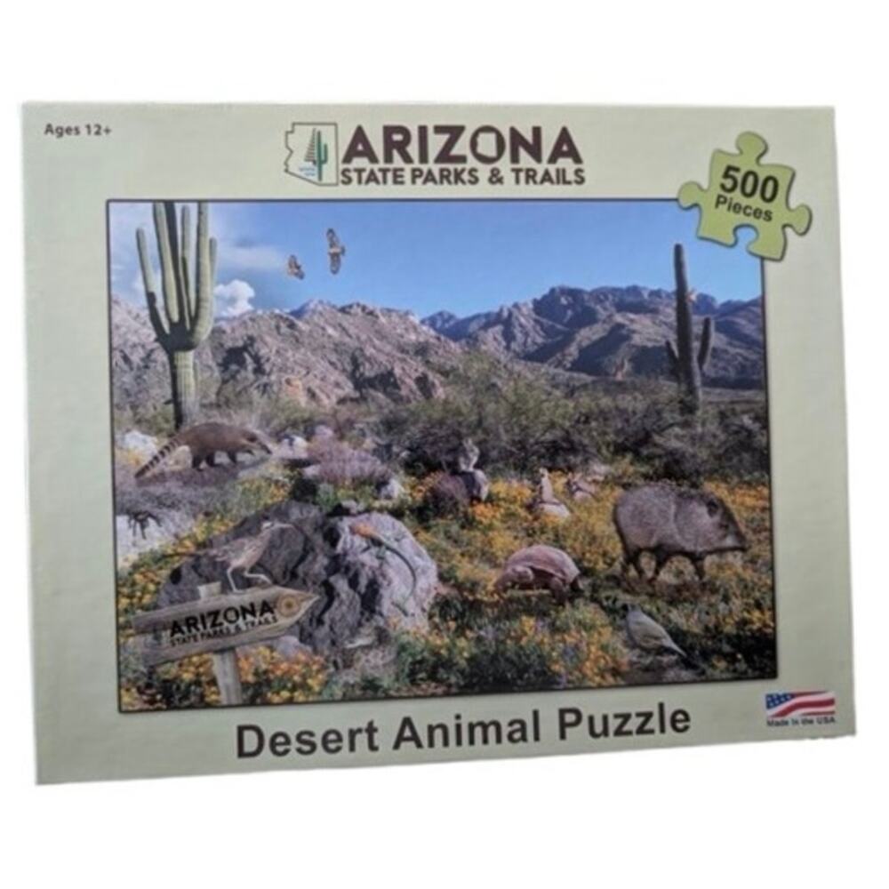 Arizona State Parks & Trails Desert Animal Puzzle - SEALED